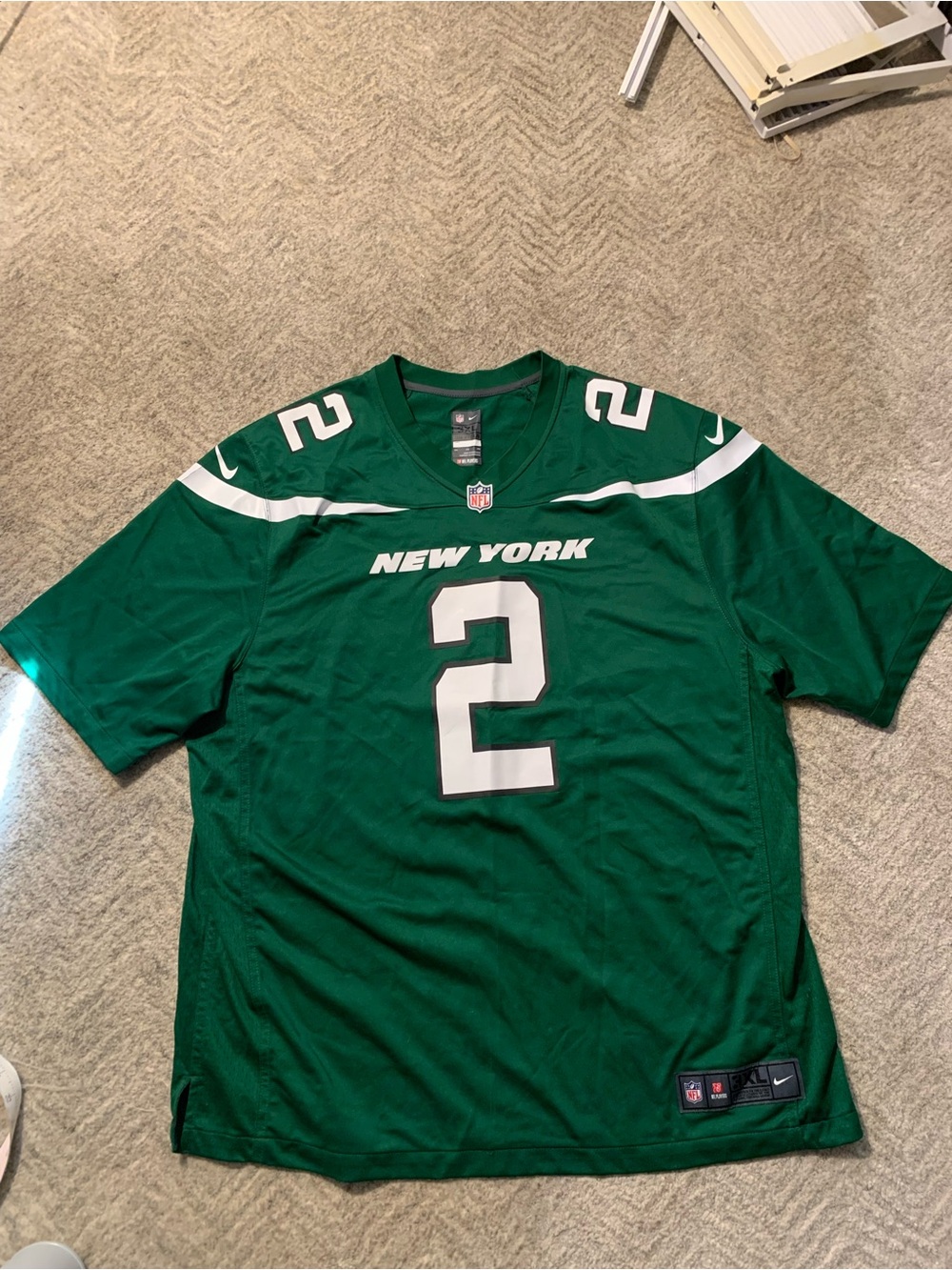 NFL Green New York #2 Men's Football Jersey
